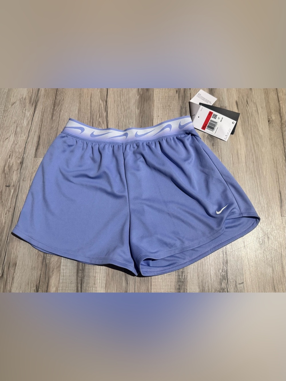 NWT Nike Dri-FIT Kids Purple Athletic Mesh Shorts Elastic Waist Large